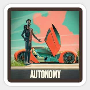 Autonomy Tee Sticker